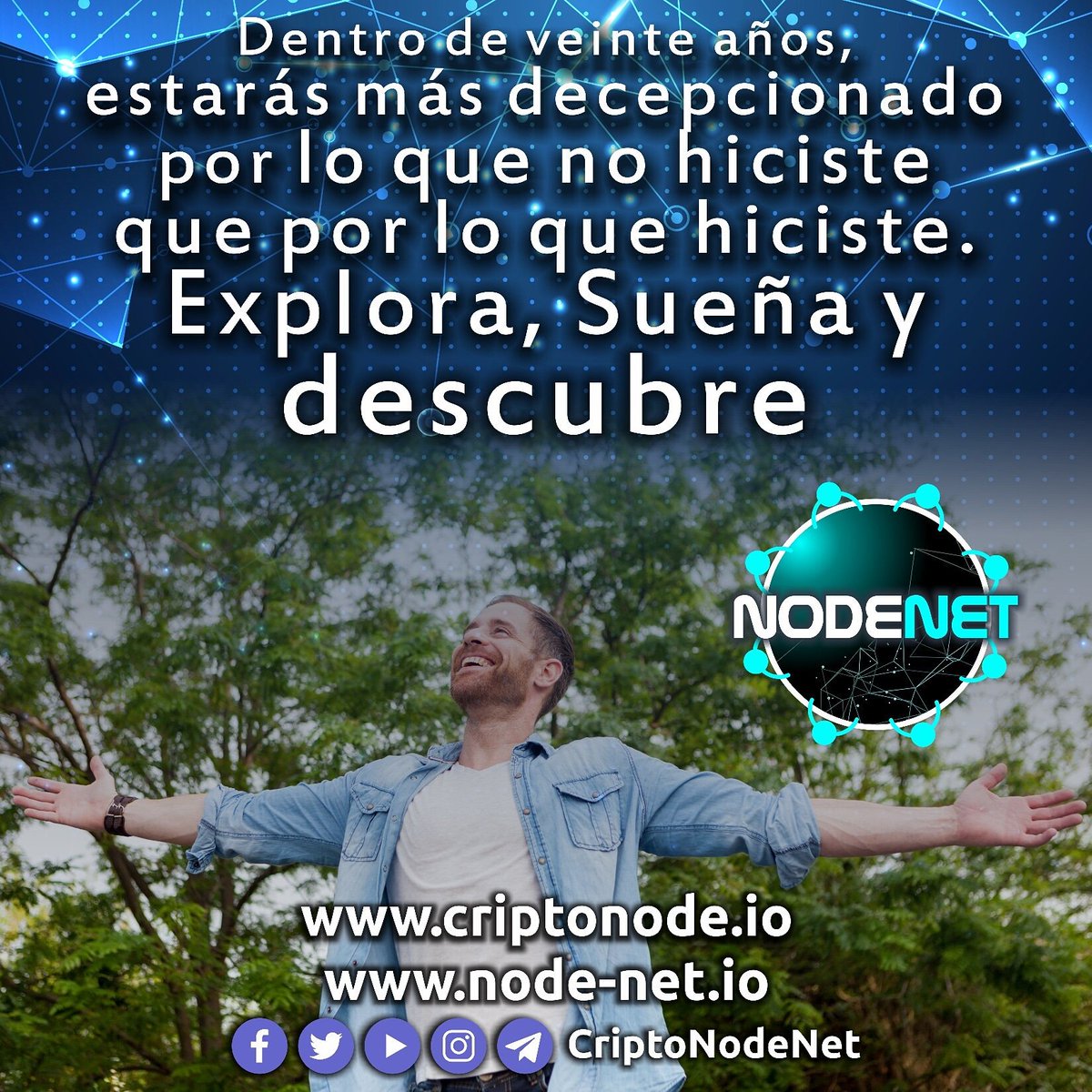 CriptoNodeNet's tweet photo. ¡Compra NODE!
Síguenos por todas nuestras redes sociales.
#Node #NodeNet #Emprendimiento #Liderazgo #Blockchain #Bitcoin #Equipo #Team #Networker #Marketing #Inversion #Criptomoneda #WeGorForMore #VamosPorMas #YoMeEducoConNode #YoUsoNode #YoSoyNode #YoSoyNodeNet https://t.co/HqRtZXMJiu