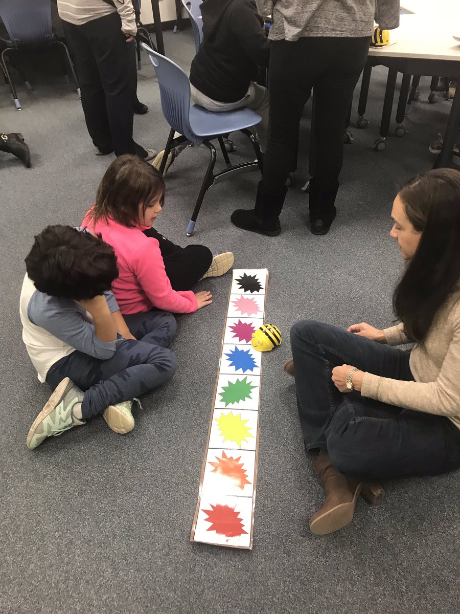 MrsWalsh345's tweet photo. Great morning programming Bee-Bots in the Learning Lab with @DreamitSTEAMit and @AGiacquinta! https://t.co/wKOc5RlvVc