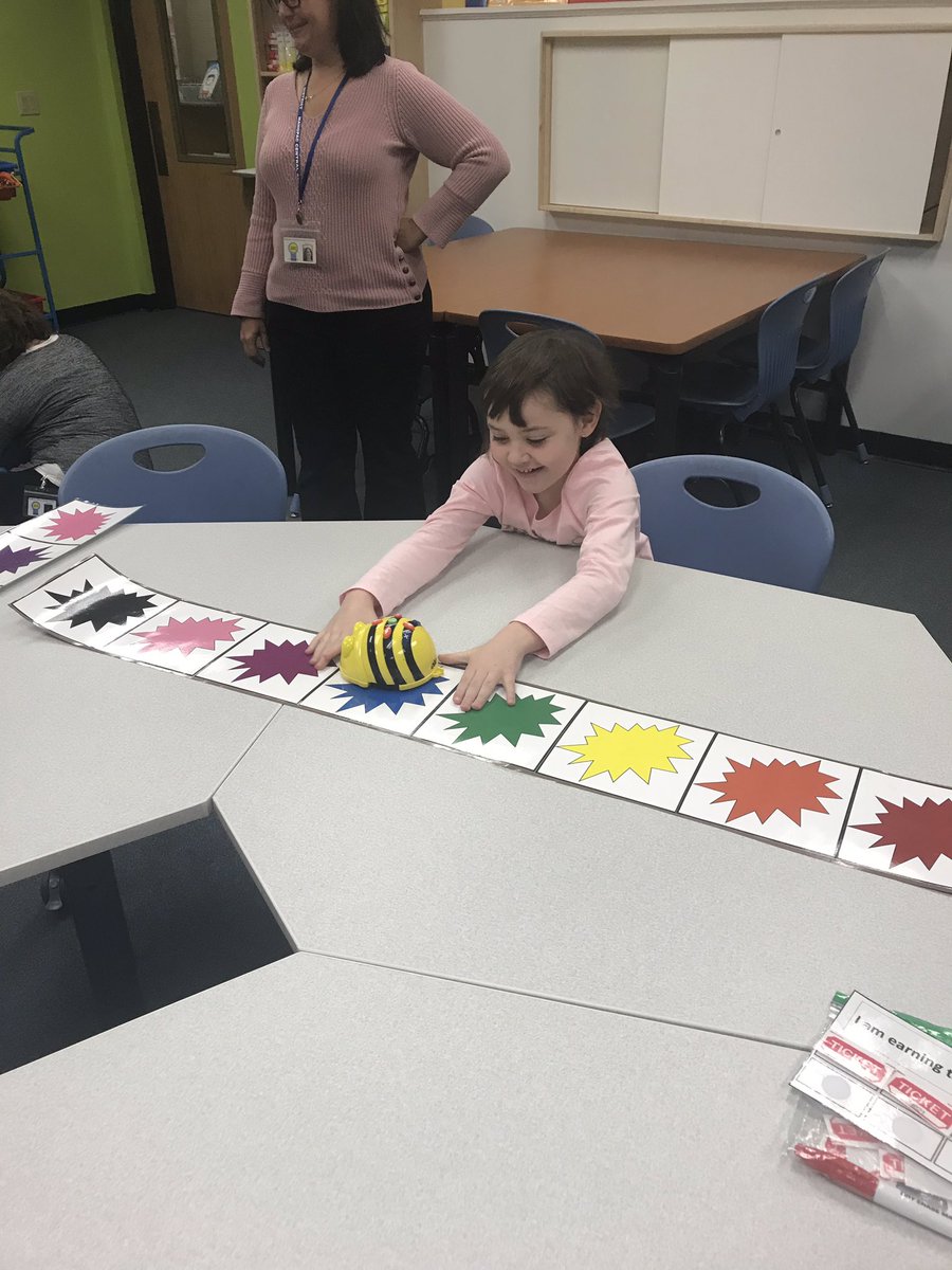 MrsWalsh345's tweet photo. Great morning programming Bee-Bots in the Learning Lab with @DreamitSTEAMit and @AGiacquinta! https://t.co/wKOc5RlvVc