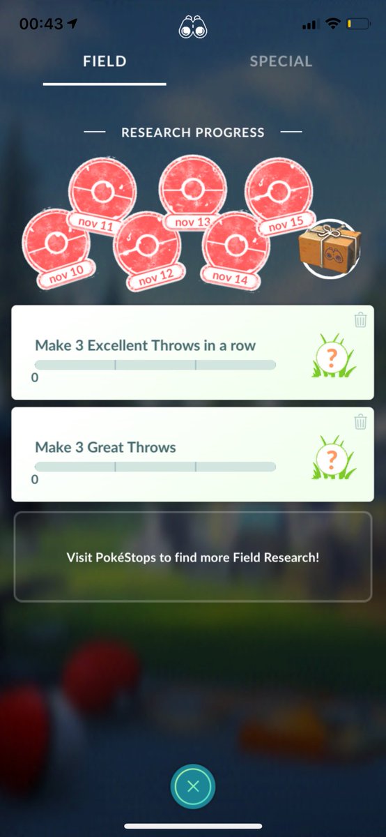 mrbubble456's tweet photo. @NianticHelp my research progress streak started over today, while I was at the 7th day. I was waiting the entire day for the Sinnoh stone... How's this possible? https://t.co/VFnB5oOk9V