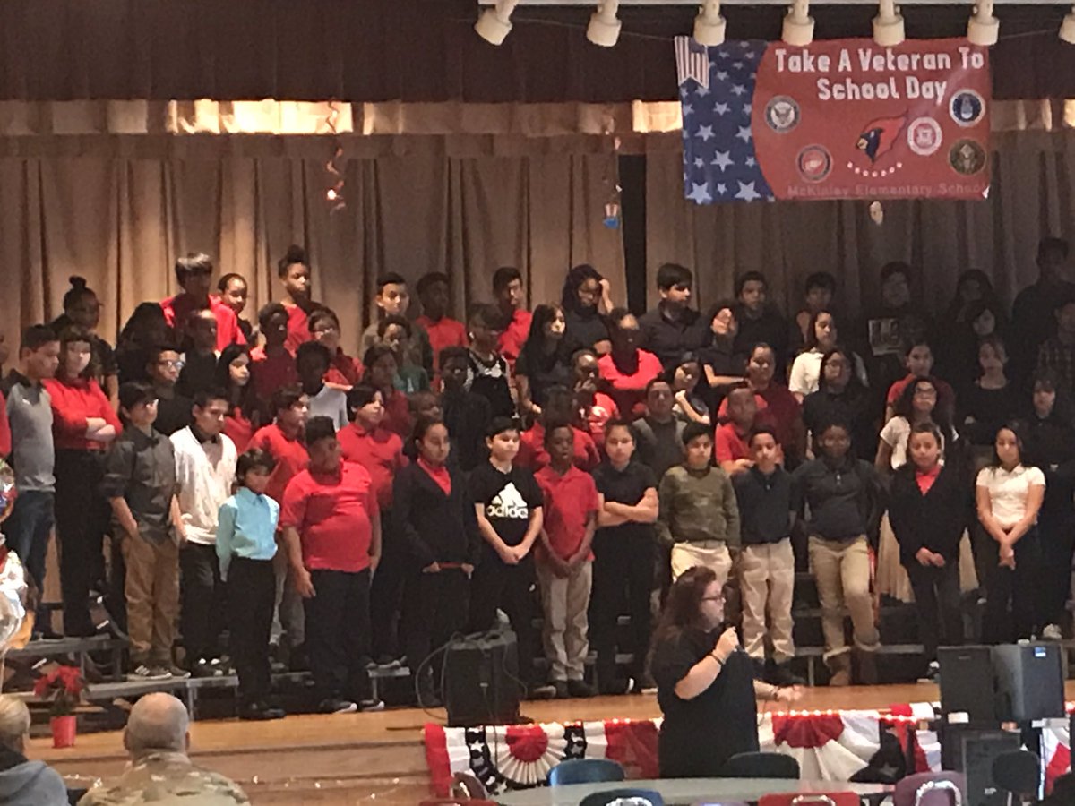 chrgut's tweet photo. #latepost @ECMcKCardinals Did a great job honoring our veterans. Special thanks to @MissBurgessMCK for the wonderful program!#sceck12 #mckinleystrong #thankavet https://t.co/5tcPK2npwB