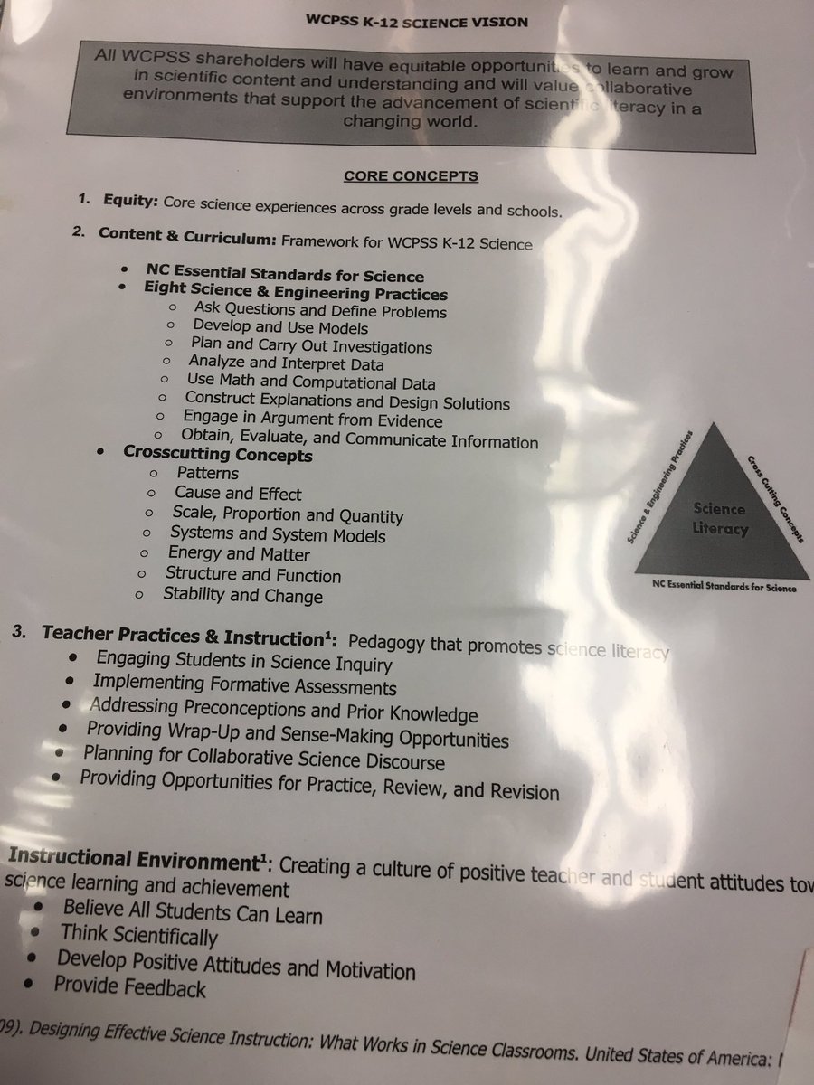 ReneeLWhite5's tweet photo. Honored & excited to be a part of this WCPSS Science Core Leadership Team! Great things are to come! #collaboration #science #wakevision #lpeswake #WhatStartsHereChangesEverything #SCLTwcpss https://t.co/pc9GvnjweS
