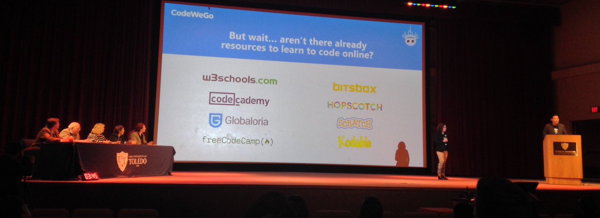 Tech_Toledo's tweet image. It&apos;s @CodeWeGo up first at Pitch and Pour