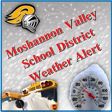 The <a href="/MV_Knights/">Moshannon Valley SD</a> School District will be on a 2-hour delay tomorrow, Friday November 16th.