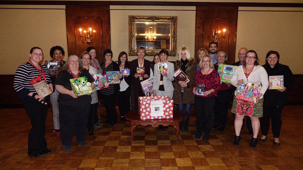 capitalapa's tweet photo. Great Chapter meeting tonight at the Century House. Our attendees graciously donated to the Toys For Tots organization. #payroll #toysfortots @APAChapters THANK YOU ALL FOR YOUR DONATIONS!!!! #HappyHolidays https://t.co/Ez39jjOaMz
