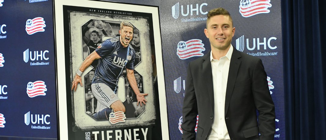 NERevolution's tweet photo. Chris Tierney calls time on storybook career with #NERevs: “I still feel like I’m in a dream”

https://t.co/k0Da7coEGA

#ThanksCT8 https://t.co/iB5WXDY6rn