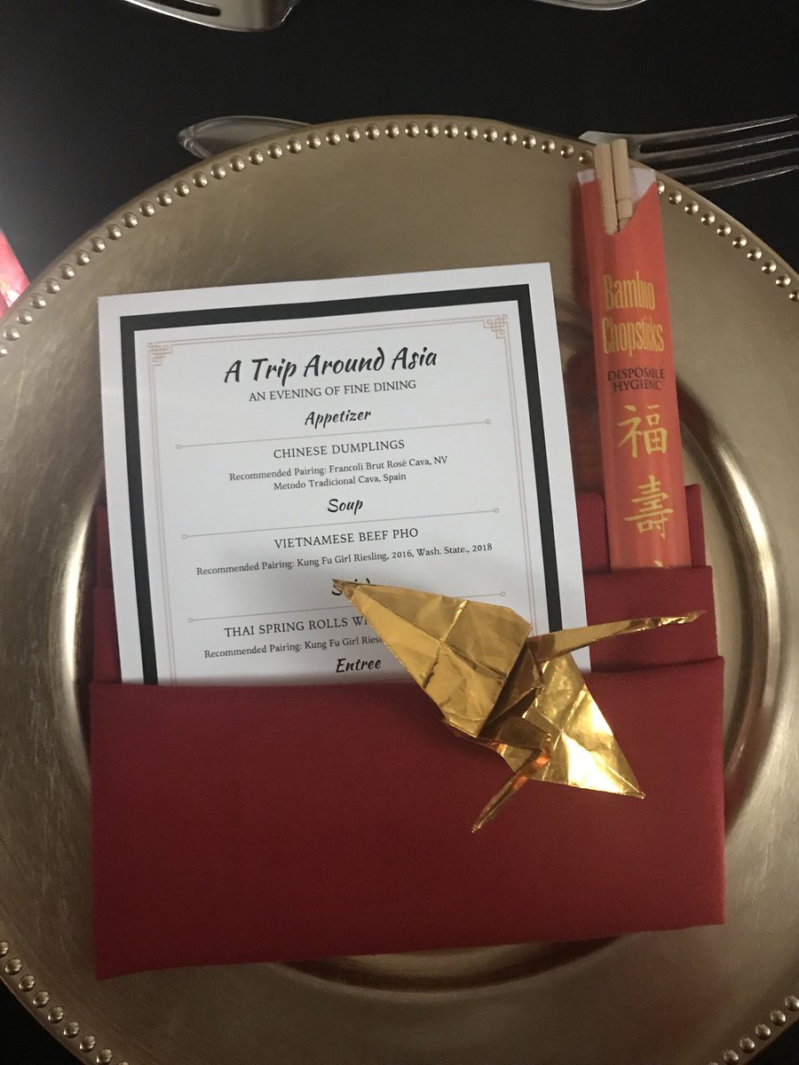 ritamcclain1's tweet photo. Enjoyed a tasteful tour around Asia in the Tea Room at Iowa State with students in the Fine Dining class. The students did a great job  ⁦@ISUEventMgmt⁩ ⁦@AESHM_ISU⁩ https://t.co/xmvNm4fKwC