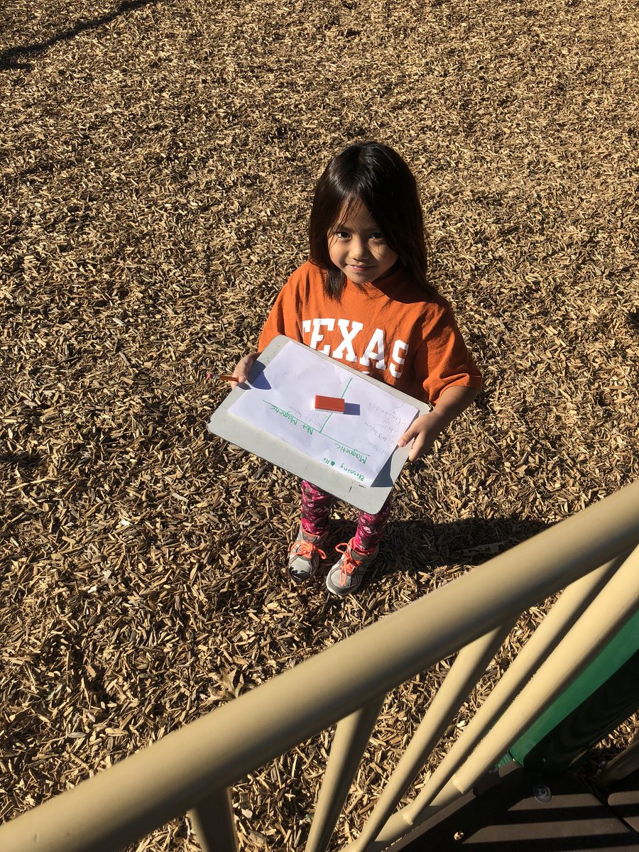 WilsonLashundra's tweet photo. The only thing better than this beautiful day was seeing these 1st graders exploring magnetism on the playground! These future scientists were making great connections and charting their results! #wearedegan @LISDScience #learningbeyondthewalls #makingmagichappen #lisdlearns https://t.co/MVjlghnKf2