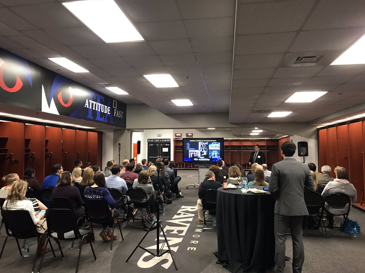 AMA Baltimore (@amabaltimore) on Twitter photo We have a <a href="/Ravens/">Baltimore Ravens</a> Locker Room full of marketers who won’t let the ❄️ stop them from learning at tonight’s #AMAinthePM! We have a <a href="/Ravens/">Baltimore Ravens</a> Locker Room full of marketers who won’t let the ❄️ stop them from learning at tonight’s #AMAinthePM!