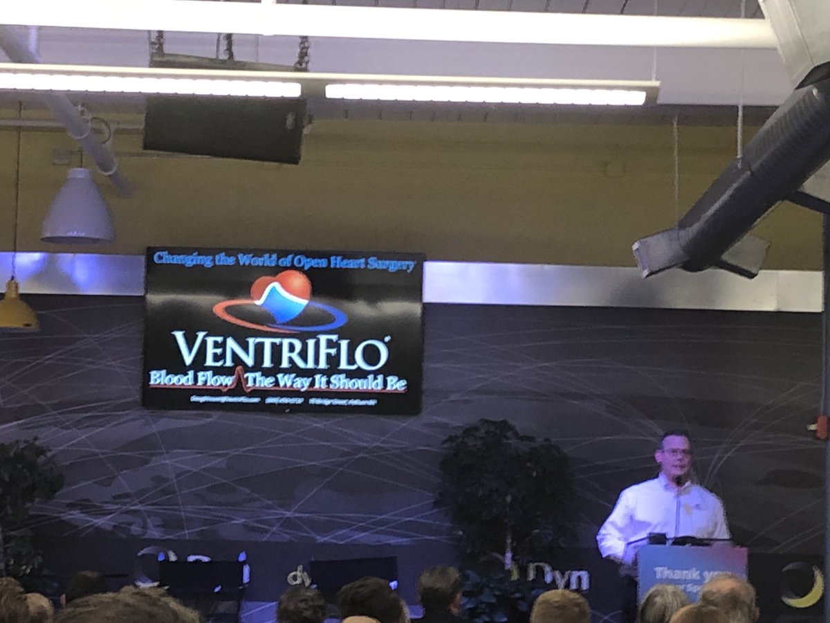 charliebakerjr's tweet photo. @VentriFlo gives a compelling pitch at #TechOut2018 changing the open heart surgery market https://t.co/AmIv2BSzTP