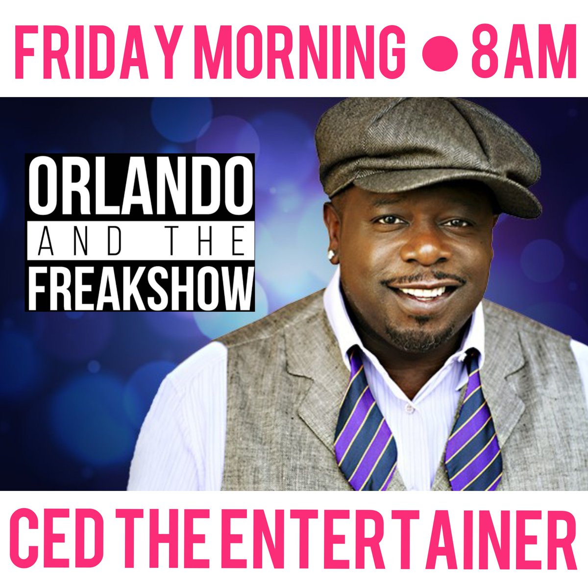 IAmOrlando's tweet photo. In addition to the #WiLDBootyMix, your Friday is extra #Lit tomorrow with the legendary @CedEntertainer in the studio, gearing up for Saturday's #ComedyGetDown @WiLD941 https://t.co/HIIzW7vdeQ