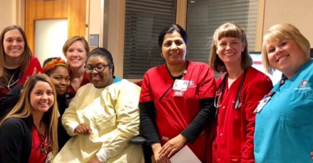 JBColeRN's tweet photo. Thanks to this team for an Awesome #ThankfulThursday @IU_HealthNorth https://t.co/Jj98V5uKvh