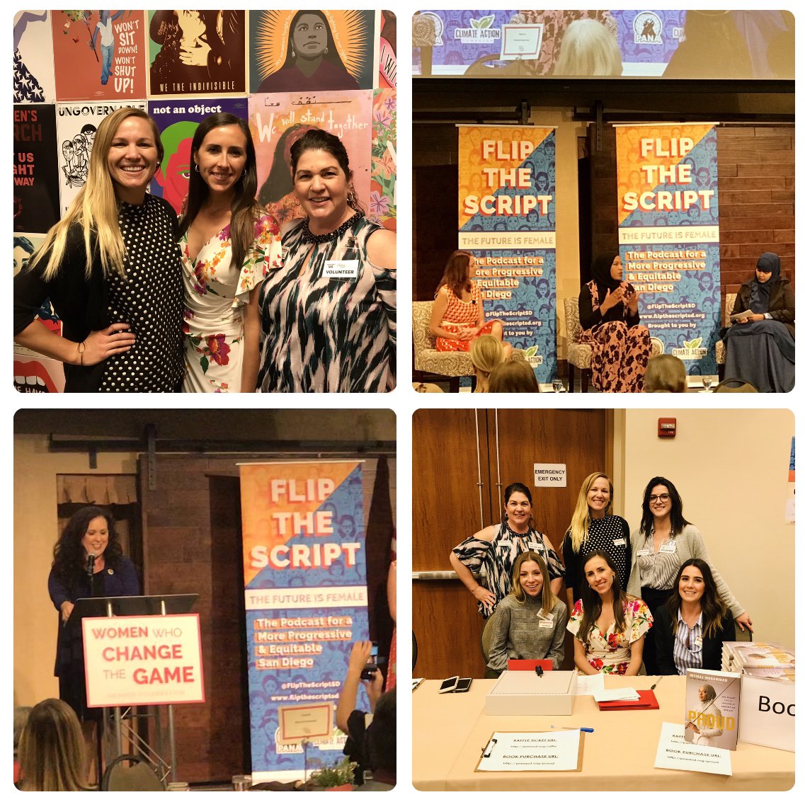tk_hammond's tweet photo. Thx #ClimateActionCampaign & #PANA 4 a wonderful/empowering event, @FlipTheScriptSD Moment Us. My #SullivanSolarPower community development team loved volunteering/participating in the event. What gr8 messages, artwork, #vegan food, live awards & inspiring guests! #SDGameChangers https://t.co/Vx3dTv54uZ