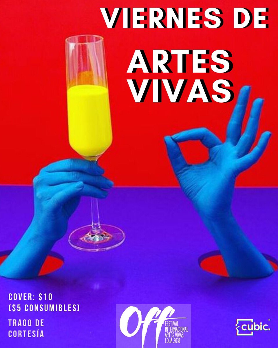 cubicloja's tweet photo. Viernes en Cubic 
#Loja #fiavloja2018 #FIAVL2018 #CubicOff #FestivalOff https://t.co/U61UIYJqrE