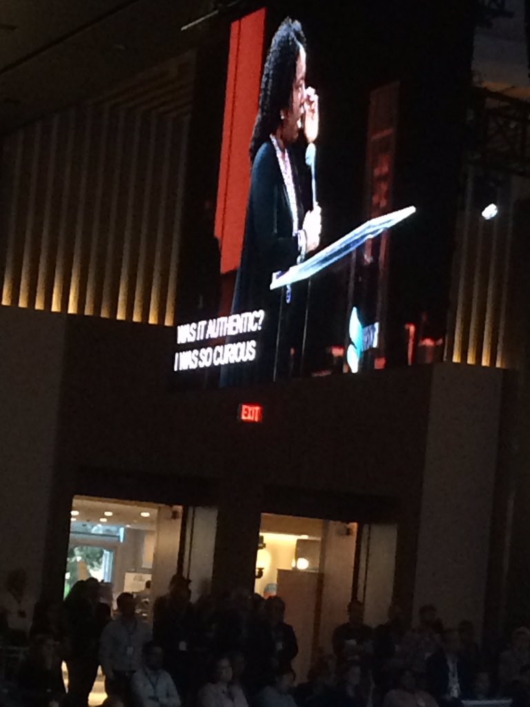 WID_org's tweet photo. “I didn’t understand how someone who had experienced so much pain could also experience joy.” —@TaranaBurke on Maya Angelou, sexual violence, and the secret weight survivors carry. Captions thanks to @jpmorgan @Chase #Upswell2018 #ConferenceAccess #MeToo https://t.co/uAwKZvsLl6