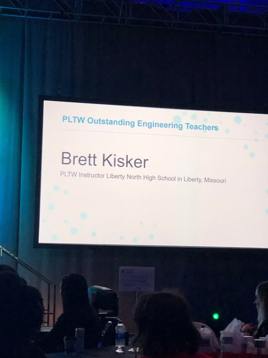 LPStheadvance's tweet photo. PLTW Summit in KC. Nice welcome from @lcblazers Thia and Addison! Congrats Brett — Outstanding Engineering Teacher! @LNEagleNews #lpsleads #stemKC @the53DAS https://t.co/s8sfRTUXhn