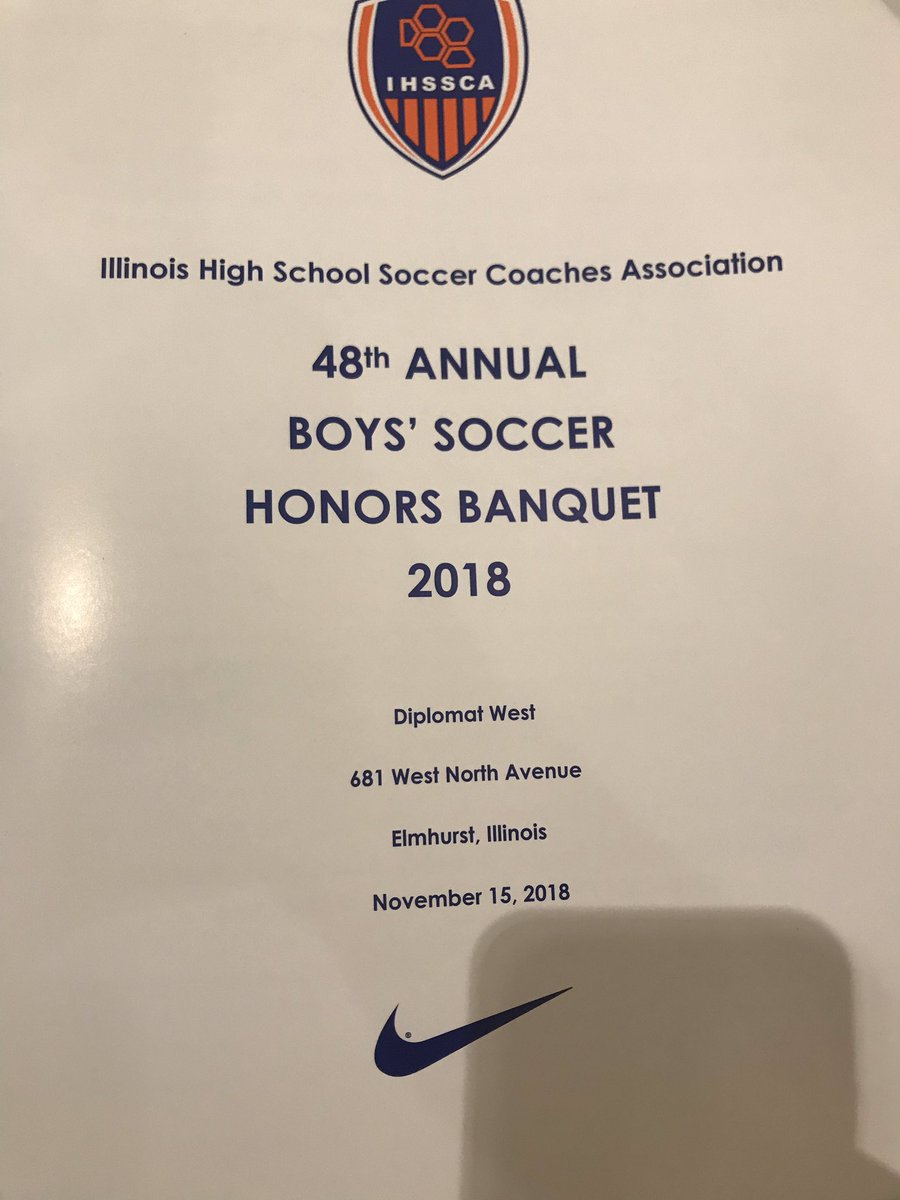 WBHS_BSoccer's tweet photo. Congratulations to David Rizzo on his All Sectional Honorable Mention award at tonight’s Illinois All State Soccer Banquet. The Warrior Soccer Family is extremely proud of you. ⚽️ https://t.co/kLkuHgALY1