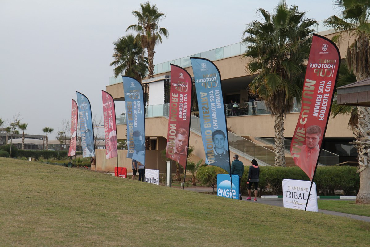 FootGolfFrance's tweet photo. #FootGolfCup 
J-1 avant l'ouverture de la finale 2018 au Golf de Montgomerie à #Marrakech
Début des hostilités vendredi 08h00
#RaceToMarrakech #Finale #Marrakech #FootGolf2024 https://t.co/bfdmxQvEUa