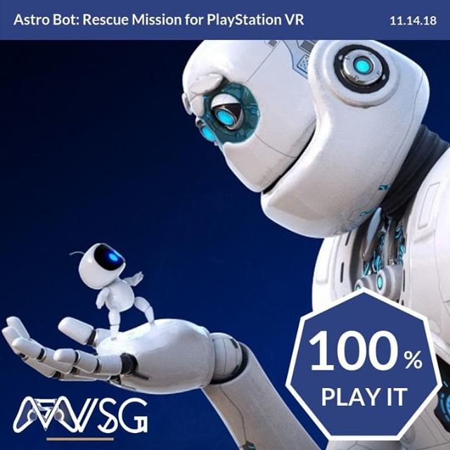 NotoriousJnX's tweet photo. Reposting @verticalslicegames:
Astro Bot: Rescue Mission is the best platformer on the PSVR, elevating the technology to a magical place. This is pure, joyful escapism and you need to play it for yourself.
.
PLAY IT (#MetaMeter - 100% of critics recommend). Score based on 27 https://t.co/kX1lOaFPea