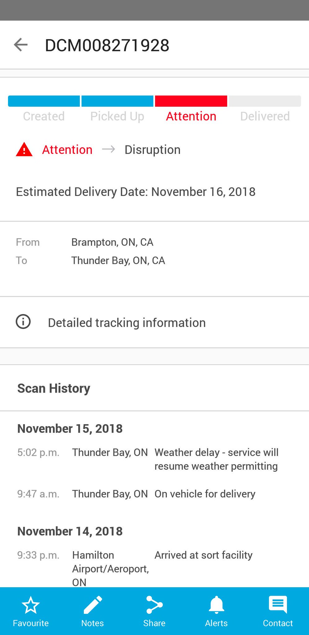 @PurolatorInc this is a God damn lie it was in my city on the truck for delivery and not the first time you lied on your tracking in the past!! #purolatorsucks https://t.co/tQTh5tSU3j