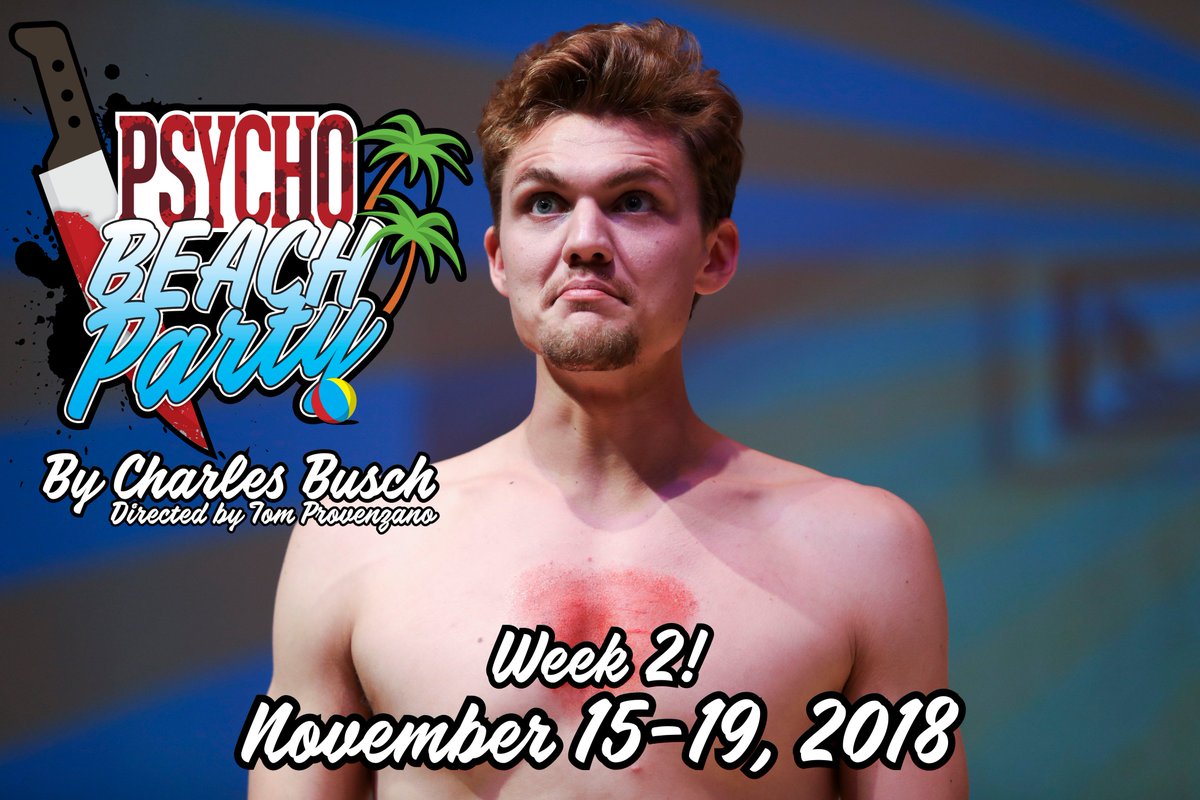 CSUSBTheatre's tweet photo. And we're back! Week 2 starts tonight! There are still some tickets left for #PsychoBeachParty #CSUSB #CSUSBNews #Theatre #UniversityTheatre
https://t.co/ur3teejBKi https://t.co/5i6SKU0iKP