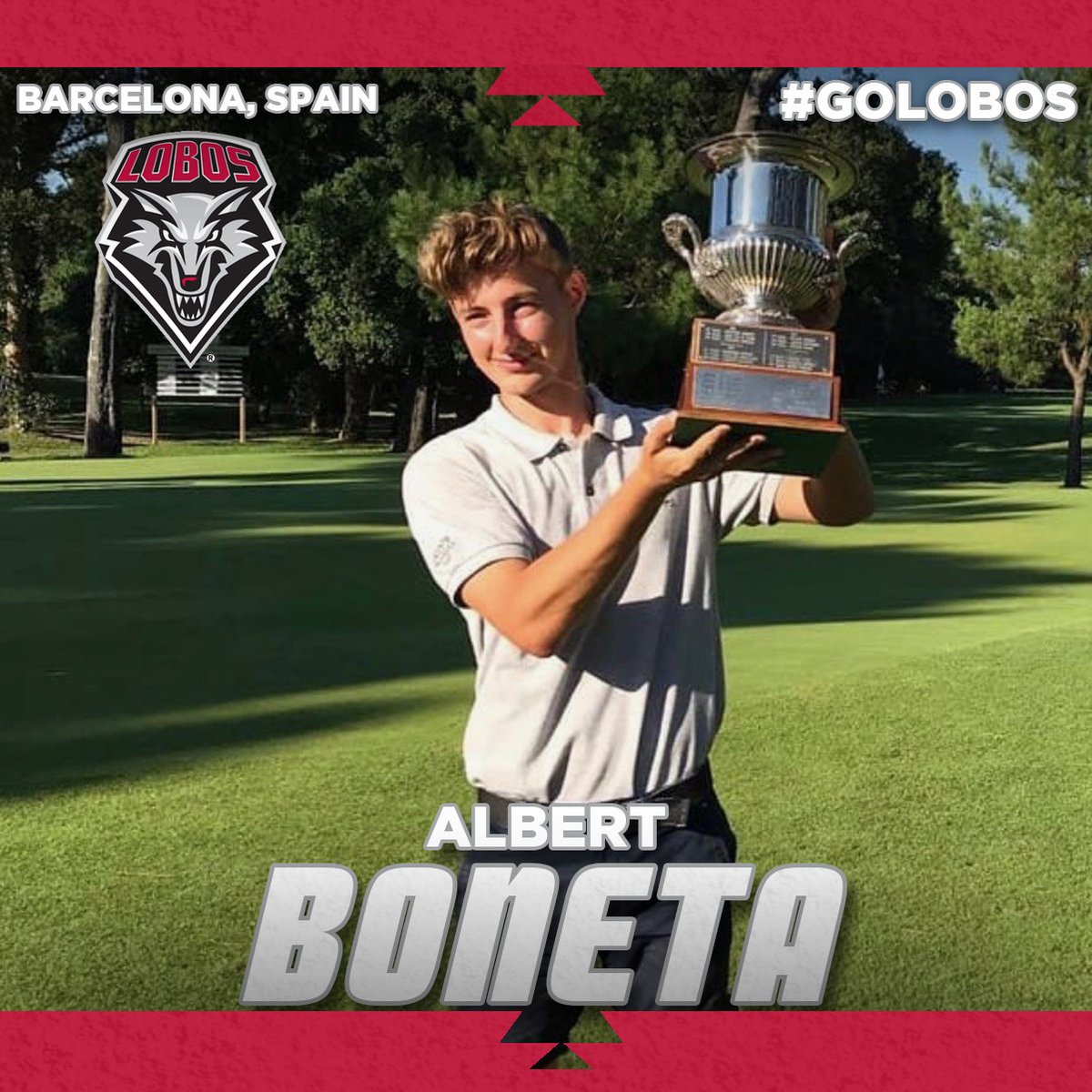 Our second NLI signee is Albert Boneta all the way from Barcelona, Spain! What a great signing day full of talent - welcome to the Lobo family Albert! #GoLobos