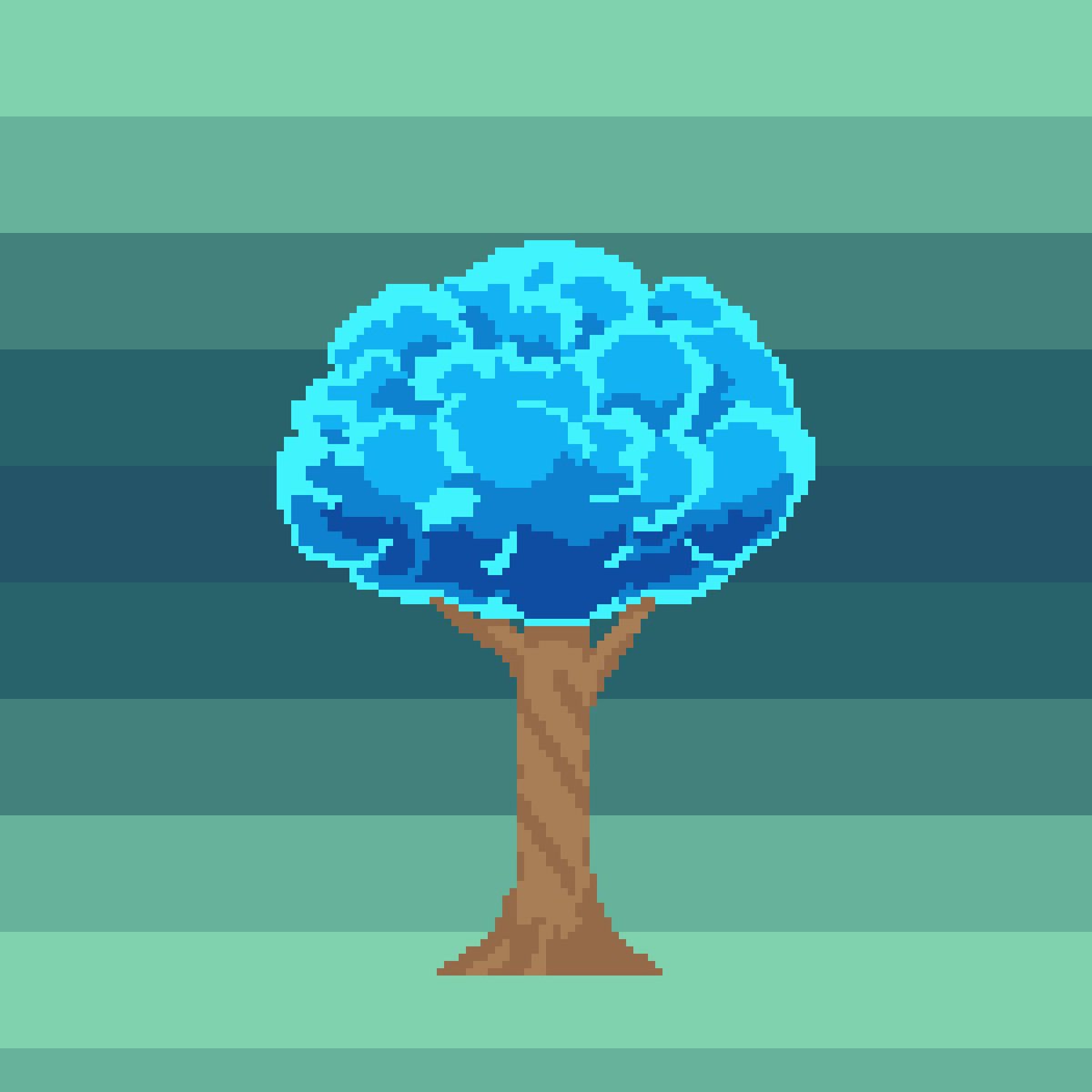 BomberGolem's tweet photo. This tree looks delicious, doesn't it? Wait, wot?! ⛑️

#indiegame #gamedev #pixelart #bombergolem #devlog https://t.co/xGn8JQTUDH