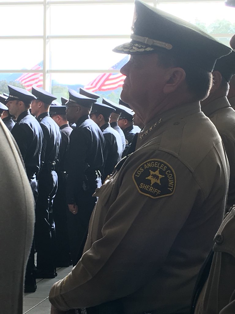 LASDHQ's tweet photo. #LASD Paying our respects with agencies from across the state and beyond. We are proud to be a part of this family. Rest easy, Partner. Godspeed. https://t.co/ZmMWh6Bxpl