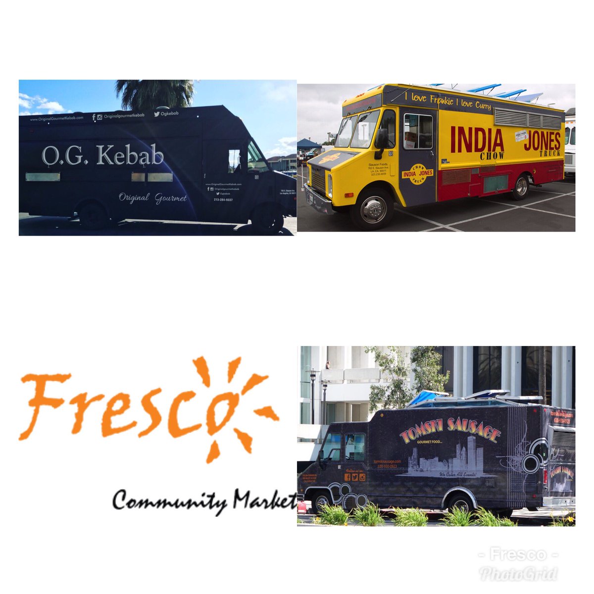 #tgit #foodtruck #night #tonight with 
@originalgourmetkebab 
<a href="/IndiaJonesCT/">India Jones + Nuuq Meals</a> 
<a href="/SausageTomski/">Tomski Sausage</a> 
<a href="/FrescoCommunity/">Fresco Community Mkt</a> 
4:30-8:30pm 

#parkinglot #notcookingtonight 🙌
#frescocommunitymarket 
#groceryshopping