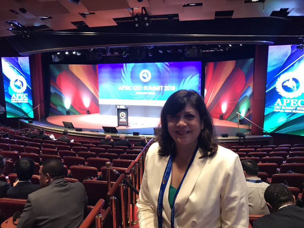 alinabain's tweet photo. Thrilled to be at #APECPNG2018 representing the interests of Australian businesses looking to internationalise. Terrific program. But, where are all the women? Female empowerment is so important and could do with greater focus @Aussieexport https://t.co/QTf1o0LAZN