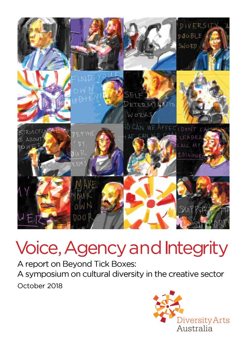 DiversityArtsAu's tweet photo. 'The time for change is now.'
Our #DiversityArtsAu report on #BeyondTickBoxes - Voice, Agency and Integrity is online!
How to tackle the under-representation of cultural diversity in the creative sector: https://t.co/wOmtkTMC0c
Read it on @issuu: https://t.co/Kncy5PBFB6 https://t.co/Zxacmf8W0P