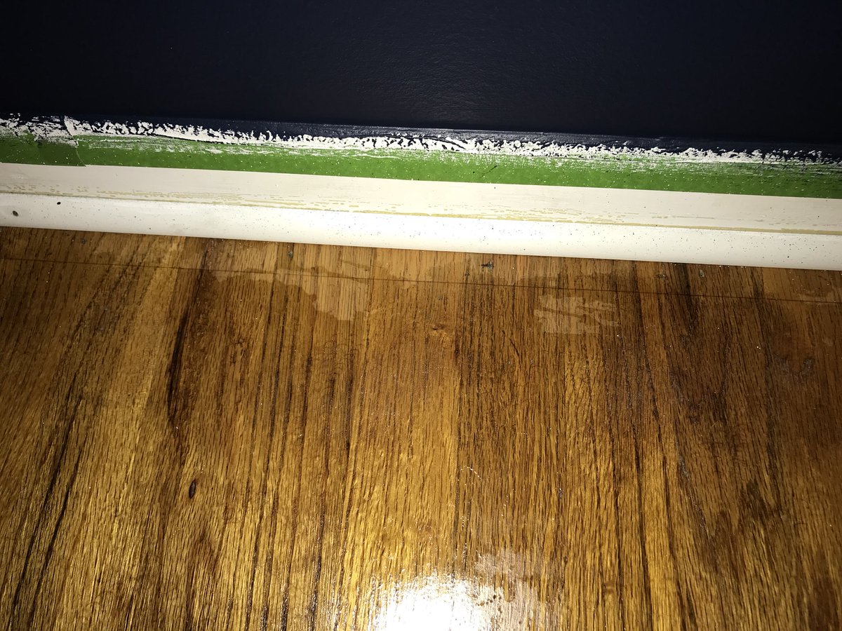 MikeAngerbrandt's tweet photo. @ScotchBlueBrand what’s the best way to take off the rest of the tape on my floor without peeling up more of the finish? It’s in three rooms and I’d rather not do more damage than has already been caused. https://t.co/qSAUrsdQec