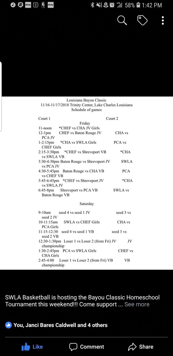 SWLA_Knights's tweet photo. The Knights will be hosting the Annual Louisiana Bayou Classic Homeschool Basketball Tournament starting tomorrow at #TrinityBaptistChurchLC  @SWLA_Knights , @SHSForce , @PCAPaladins , #CHA, @CHEFBatonRouge , and #BRHA will all be attending. @NCHBCLive @thenaaps @KPLC7Sports https://t.co/080j82RIYV