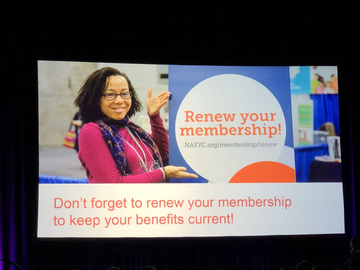 KING_eced_sped's tweet photo. NAEYC annual conference 2018 on the big screen.  #NAEYCac https://t.co/LnOk2THiuI