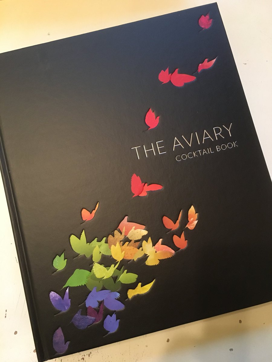 lusco3's tweet photo. All I can say is WOW!  ⁦@AviaryCocktails⁩ this arrived today. Great to see this evolve. #kickstarter beautiful book https://t.co/hrL6aTharx