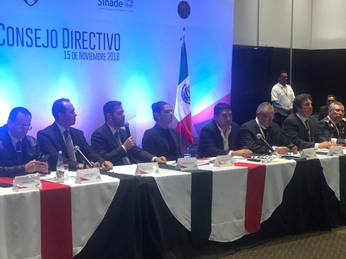 INDETamaulipas's tweet image. #INDETamaulipas partícipe en la 3ra. Sesión Ordinaria del Consejo Directivo #Sinade @CONADE en la #CDMX. 
Preside @ACC_Castillo y @AnaGabrielaGue.