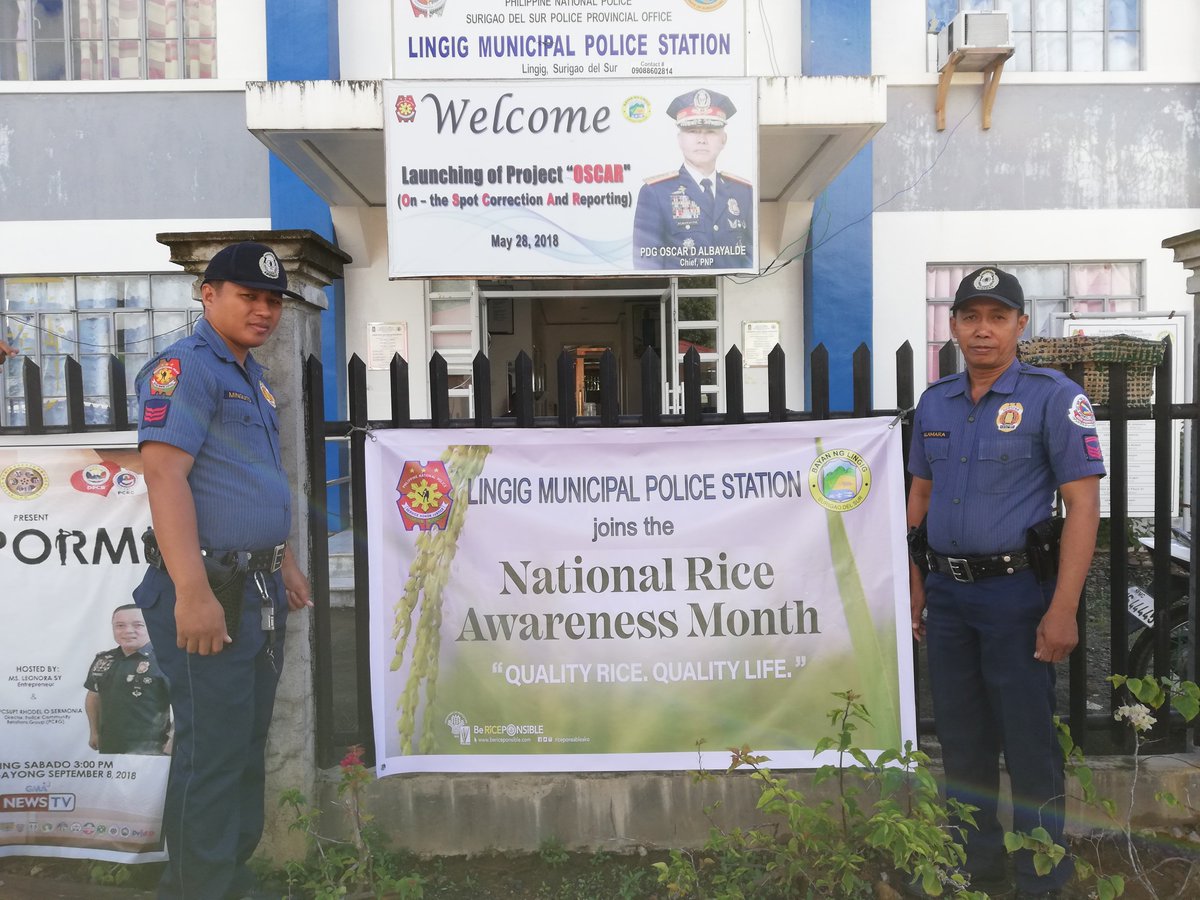 LingigMPS's tweet photo. Hanging of Tarpaulin re- National Rice Awareness Month
#IsaPongKarangalanAngMagLingkodSaBayan https://t.co/PYEEkbQk8Y