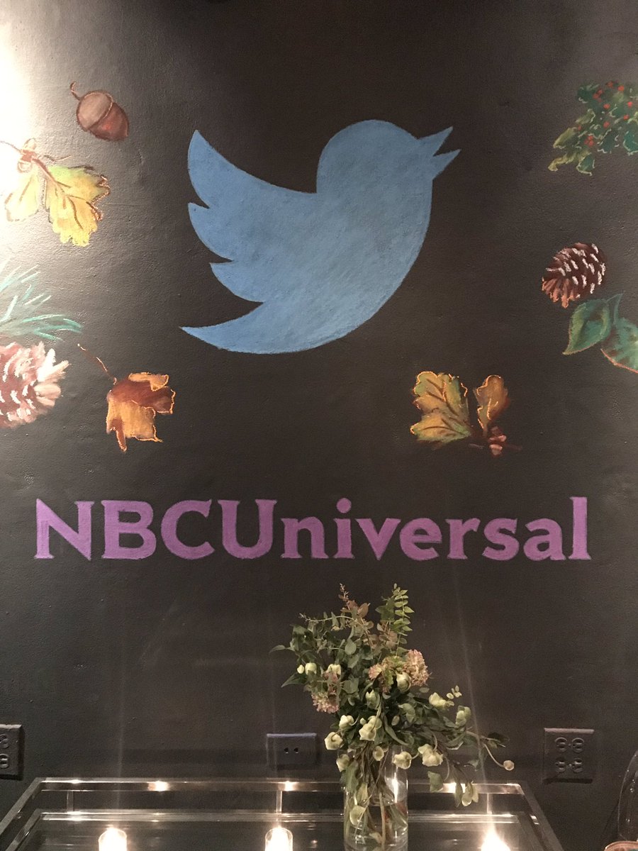 JulieMayville's tweet photo. ...and now we dine!🥂 (and yes, our @bravotv housewives tagline is “money can’t buy you class unless you work for NBCU”) #NBCUTweets https://t.co/GZF0rZA0E4