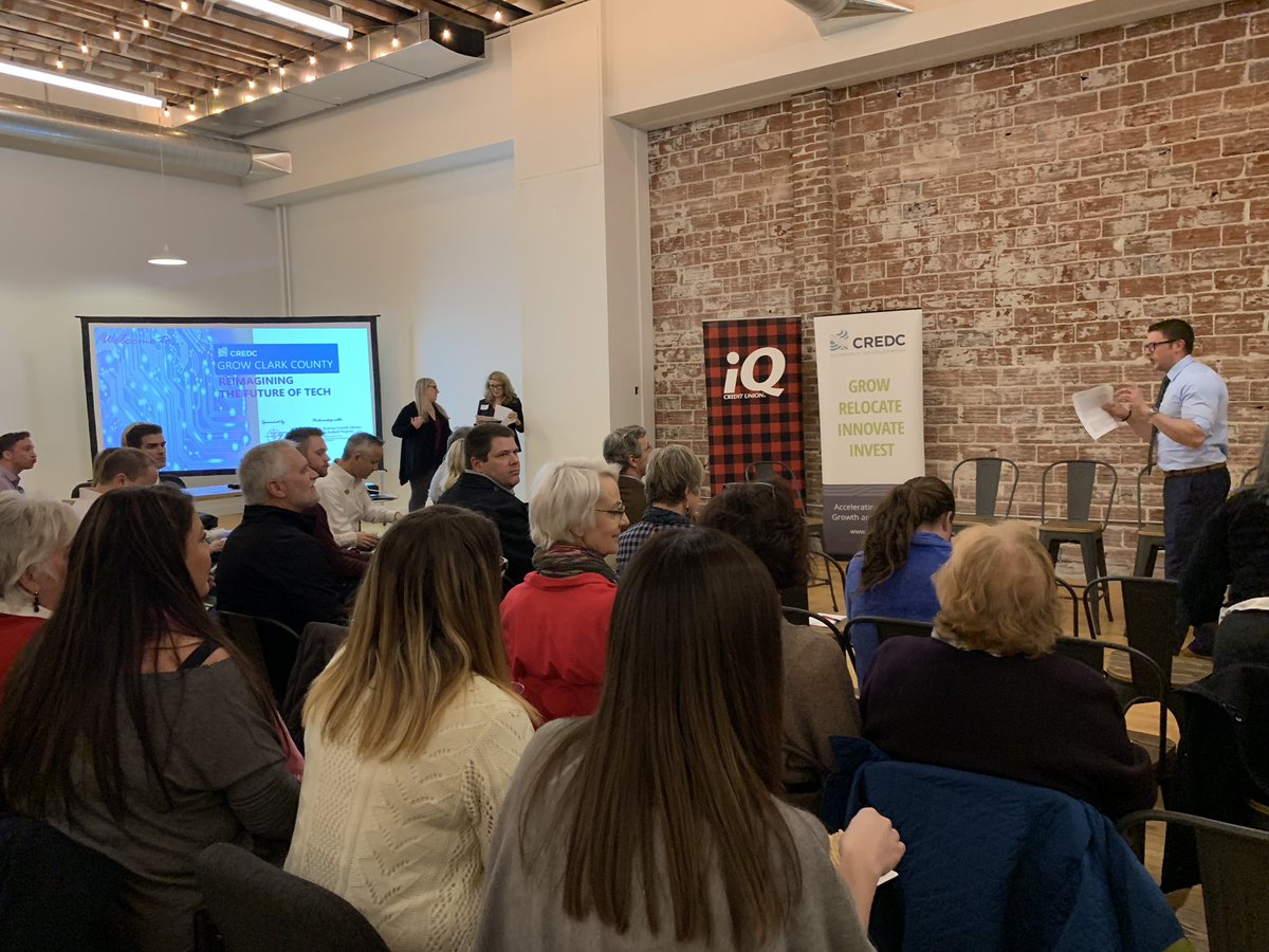 ColumbiaRvrEDC's tweet photo. Interim President @MaxAult kicking off #GROWClarkCounty to a great audience Tandem Hall. https://t.co/fzDoxUe9ZG
