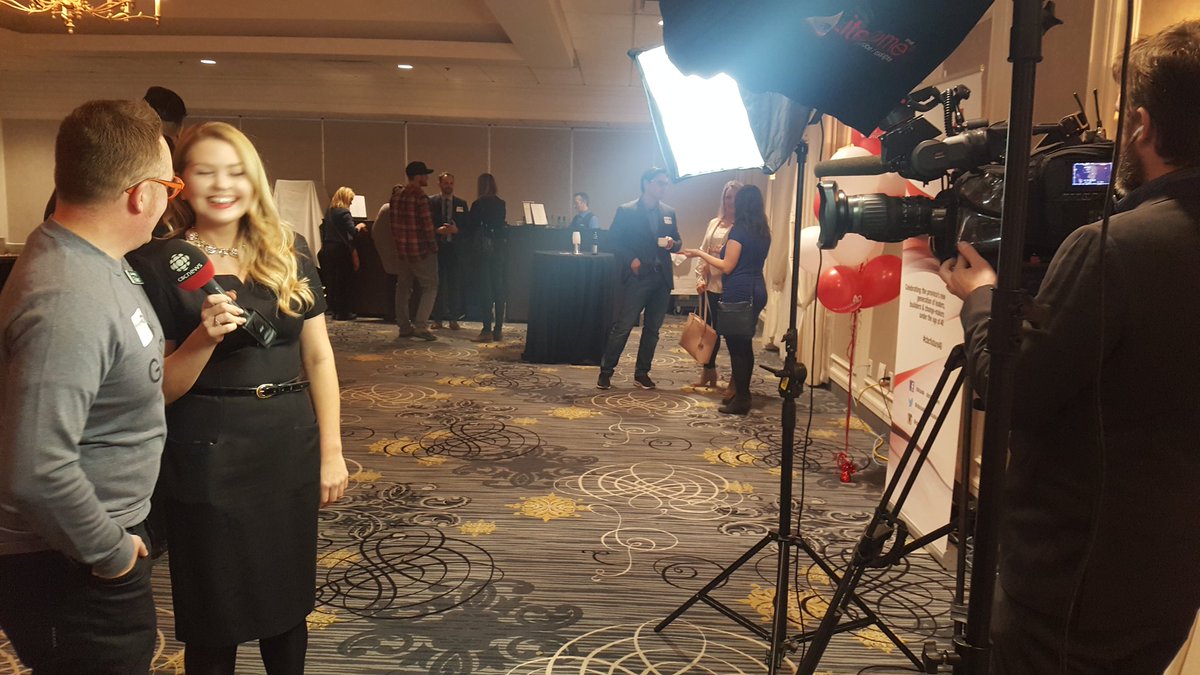 HuttonCBC's tweet photo. Having a blast at #CBCFuture40 tonight in #yxe. https://t.co/X8NLhAIUj9