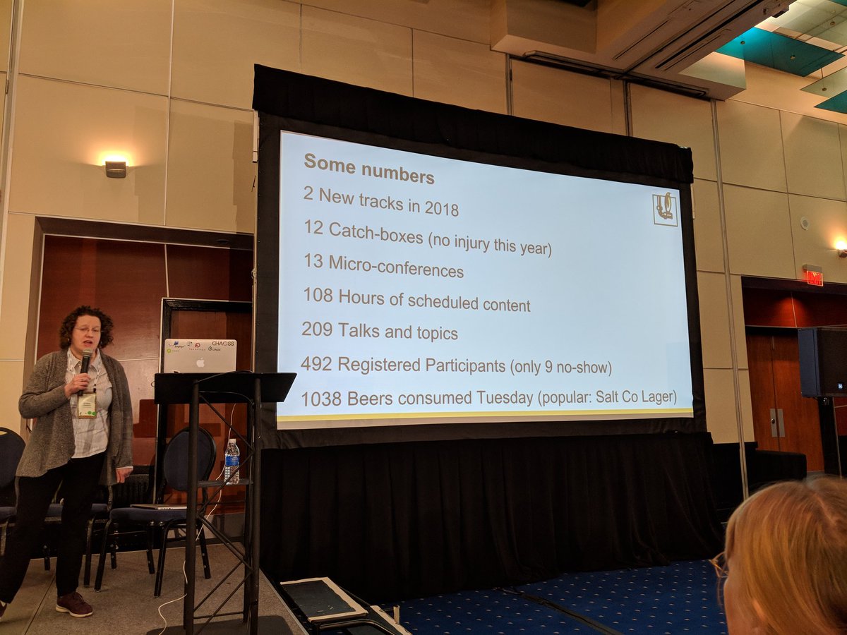 srostedt's tweet photo. 1038 beers consumed at Linux Plumbers the first night. #LPC2018 https://t.co/zzOfOzwPxM