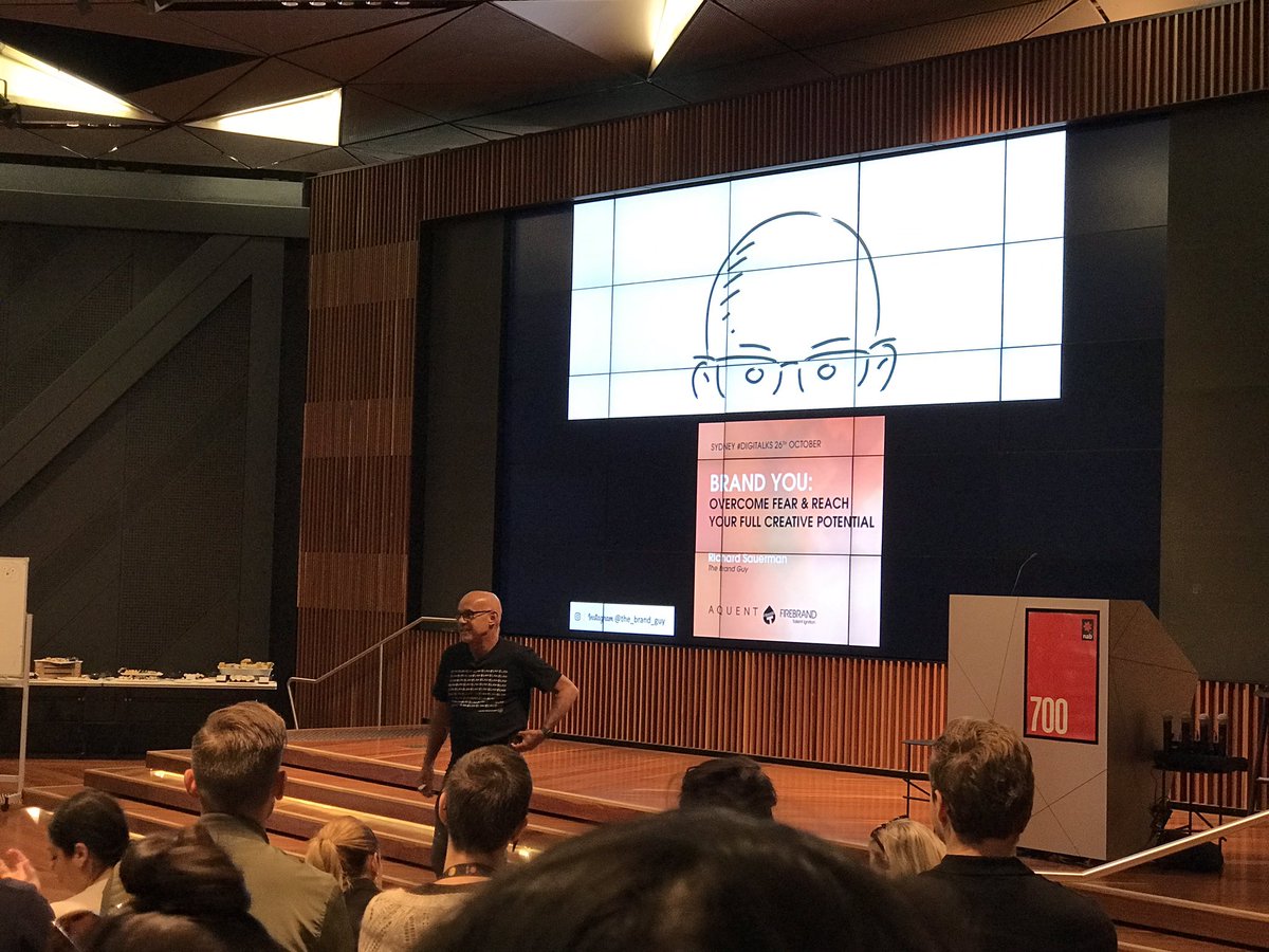 adamson's tweet image. Overcome fear and reach your full creative potential #digitalks @RichardSauerman #thebrandguy #saffer