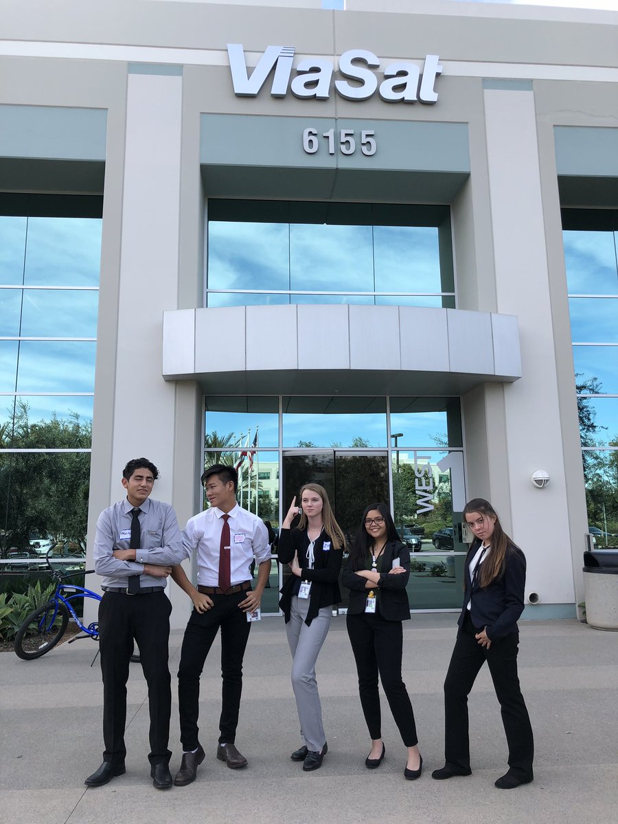 ByrdDebE's tweet photo. Helix MESA Job Shadow Day at Viasat in Carlsbad https://t.co/Q03GFbx7Q1
