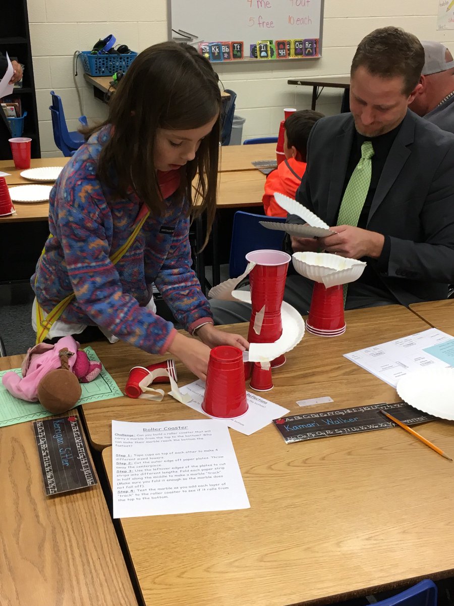 EastAiken's tweet photo. The Roller Coaster Challenge was FANTASTIC!!! #FamilyFun #FutureEngineersAtWork https://t.co/4DMdmls9O9