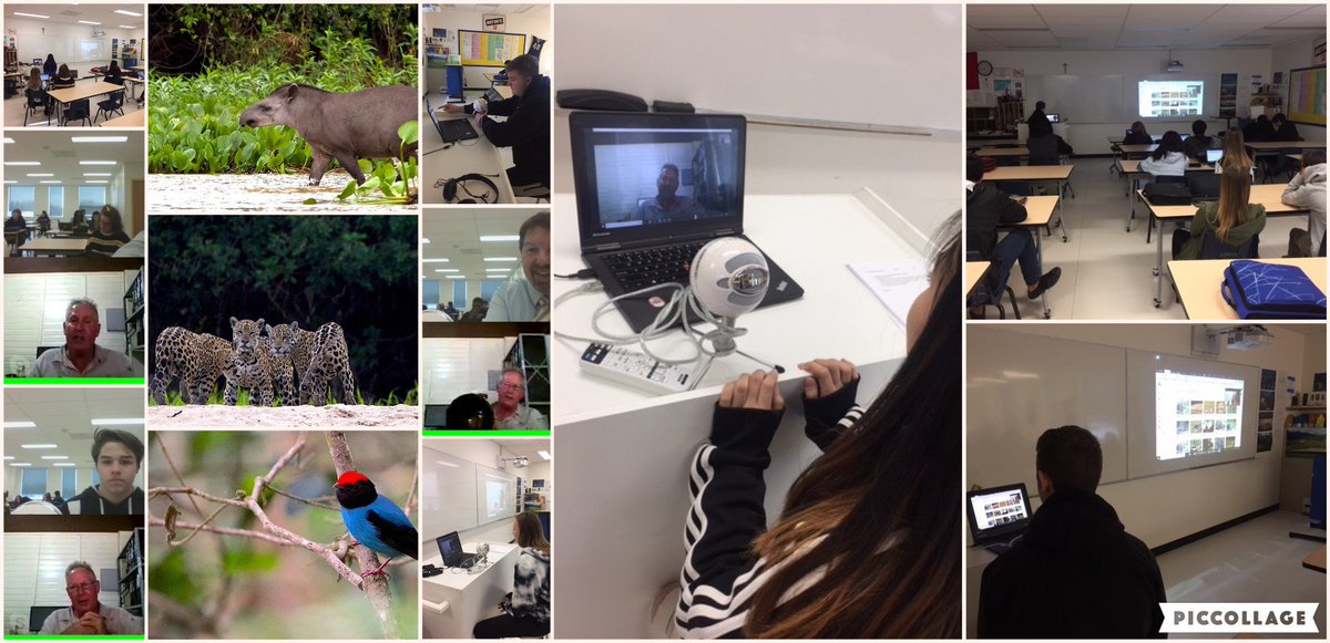 vendi55's tweet photo. Thanks @Douglastrent for sharing your πΈexpertise & knowledge of wild life and ecosystems in π§π· with @oneilltitans #photo10 Ss it was a great @SkypeClassroom experience as part of #skypeathon2018 we hope to stay in touch & highly recommend in the #MEC @RCSD_No81 @MicrosoftEduCA https://t.co/U5lQ655IQh