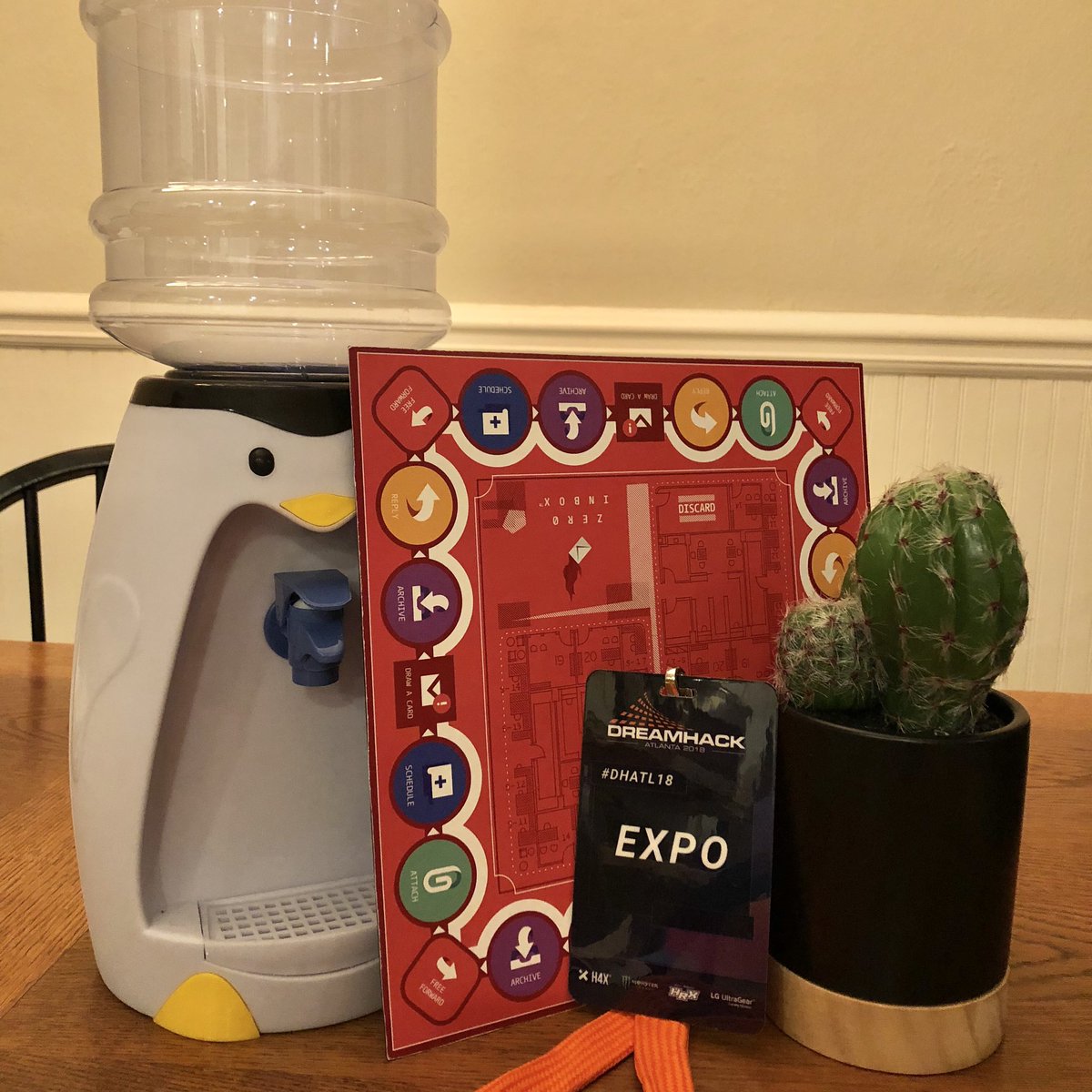 See you soon #DHATL18! Find our mean office-parody board game in the Indie Playground, Booth I-24.