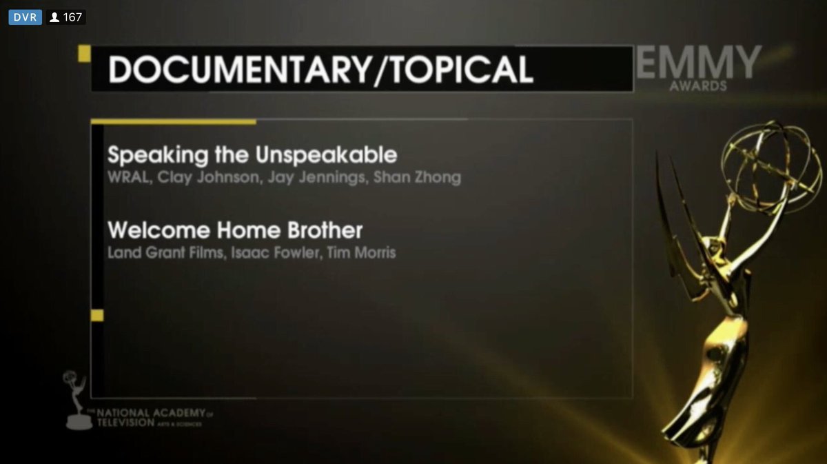 timothycmorris_'s tweet photo. EXCITING NEWS!!! “Welcome Home Brother” has been nominated for a Mid-South regional Emmy!!! https://t.co/6B24jSu8xf