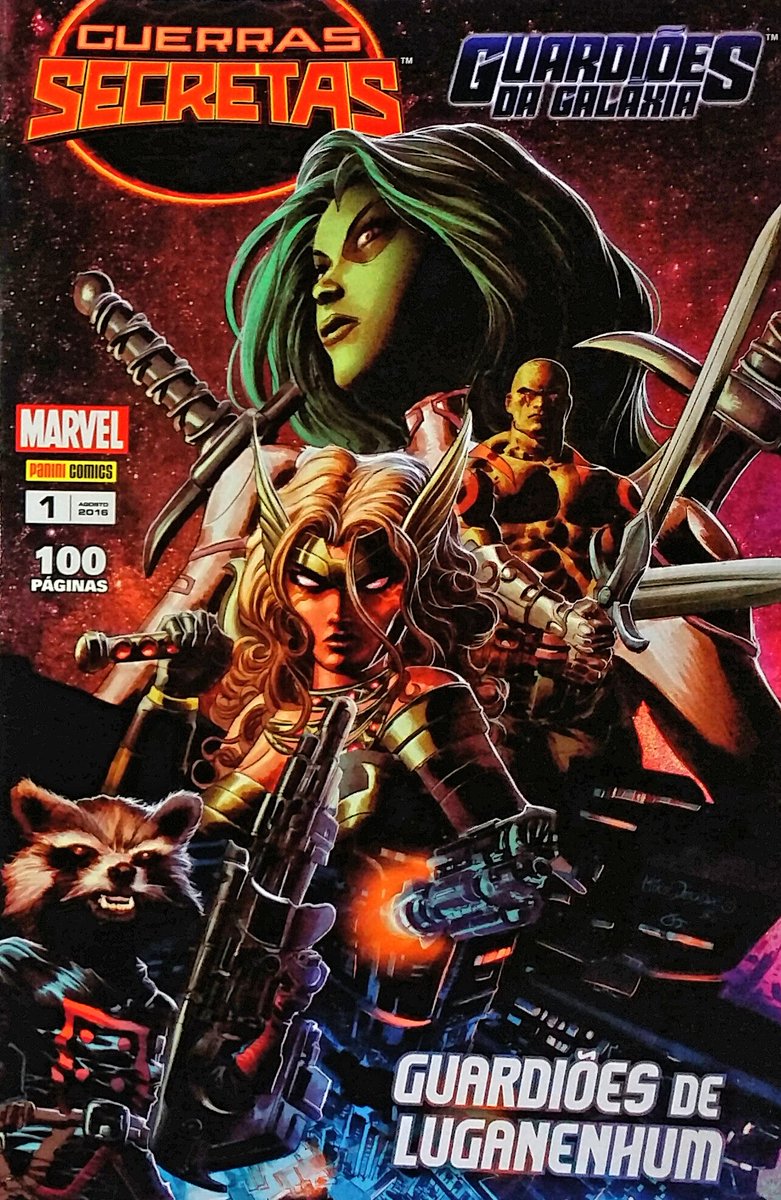 AquinaBanca's tweet photo. Guerras Secretas: Guardiões da Galáxia #1 - Panini Comics - Agosto de 2016
#comics #quadrinhos #gibis #marvelcomics #guardiansofthegalaxy #guardioesdagalaxia #starlord #drax #gamora #rocketraccoon #groot #angela #secretwars #guerrassecretas #guardiansofknowhere #mikedeodato https://t.co/T98YhLQXQr