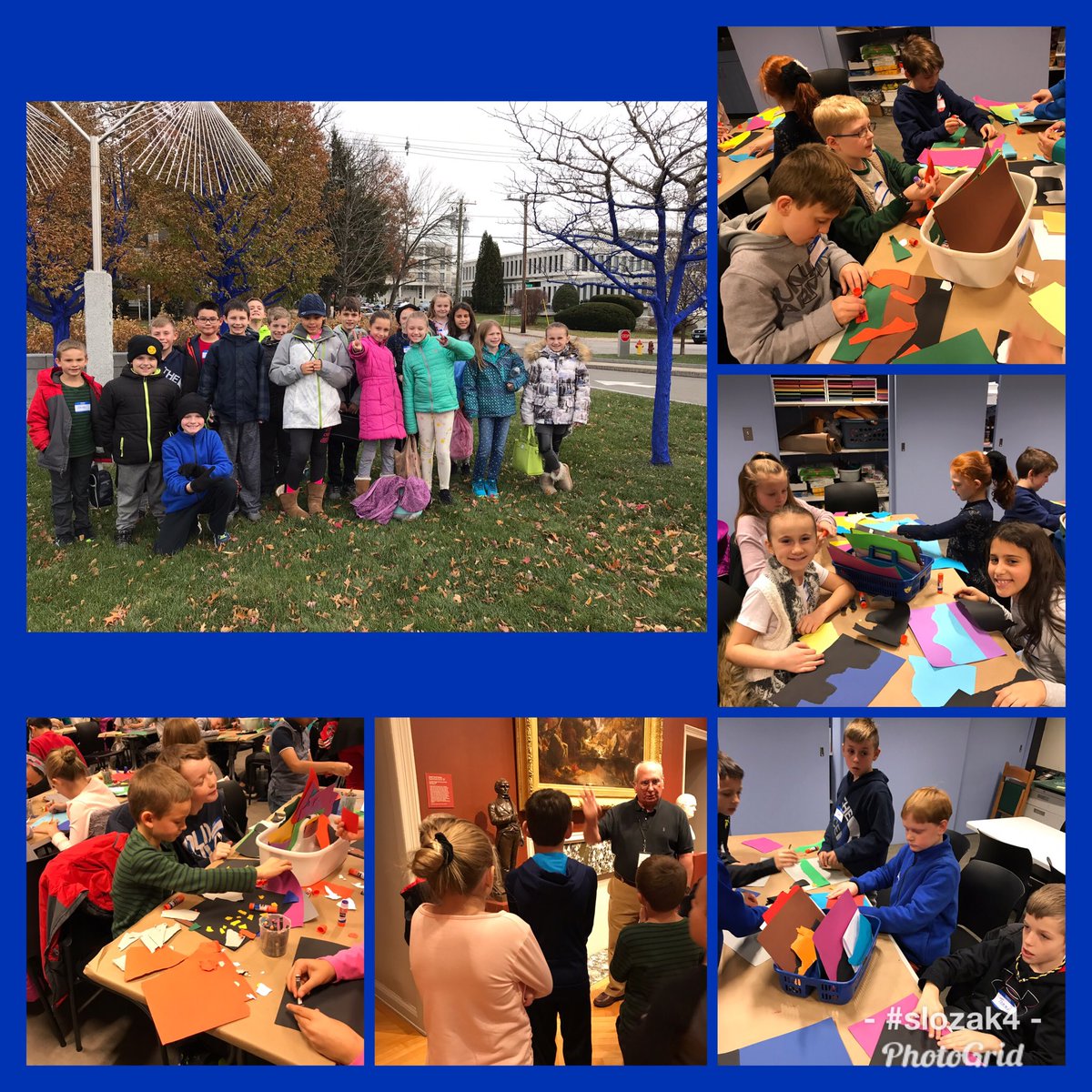 Great day at the Currier Museum of Art. We loved interpreting and learning about exhibits and their NH  connections. #mtarewe #curriermuseumofart #weloveart #4thgraderocks
