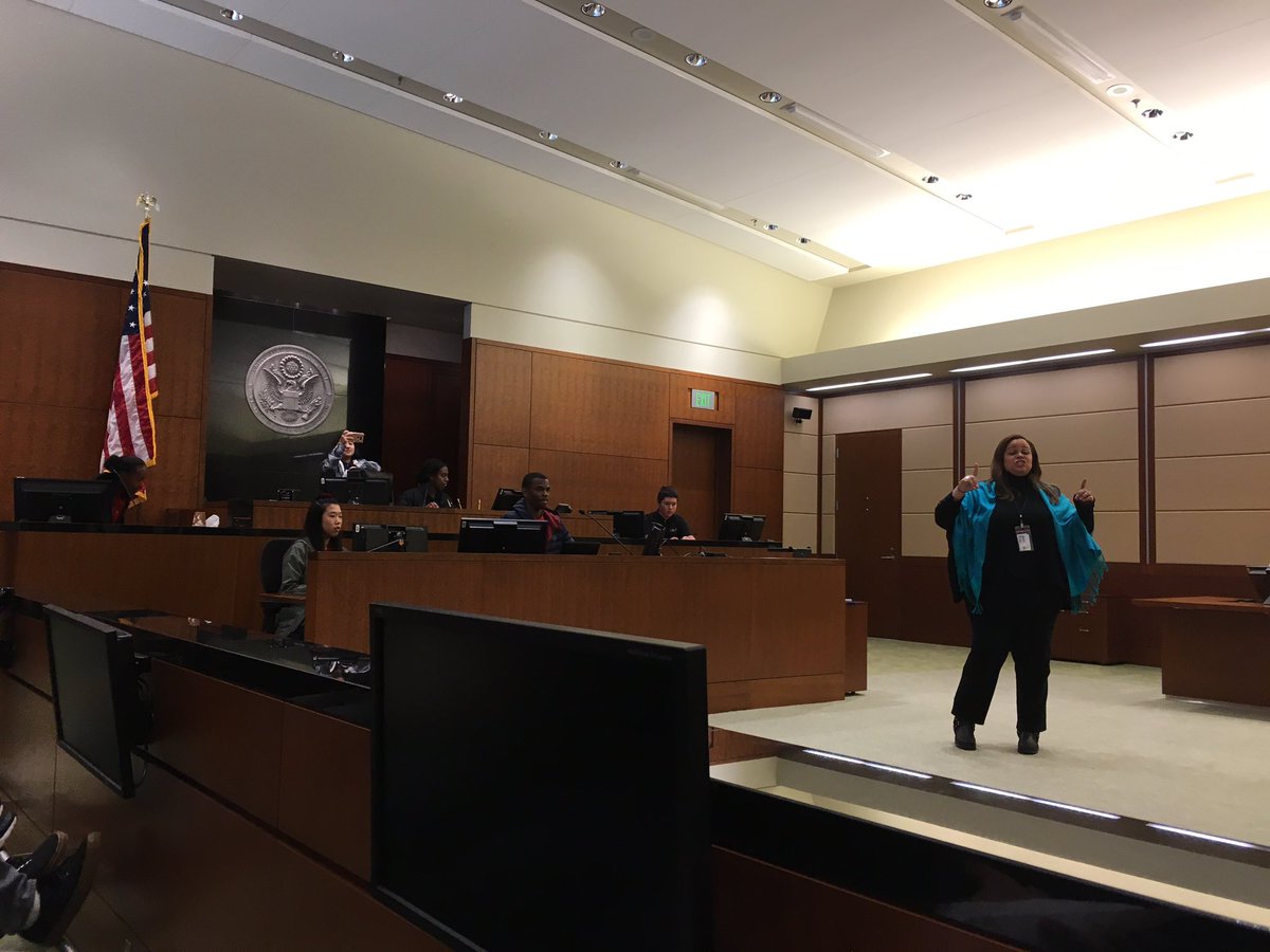 BBianca2152's tweet photo. Renton Prep 8th-10th graders visited the United States District Court Western District of Washington and learned about the court system! @rentonprep https://t.co/WvT61sRliZ